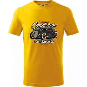 Chlapecké tričko Legendary old car - Tričko dětské bavlněné - 98 cm / 2 roky ( Žlutá )