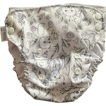 Plenkové kalhoty Bajtel Kapsová plena jednovelikostní (OS) Coolmax - Sketchy bear