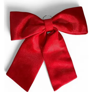 Vánoční dekorace Vánoční mašle na dveře/stromek 60 x 70 cm červená