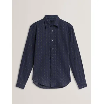 Pánská košile Košile Ted Baker Teal-Blue 1196400 S (2)