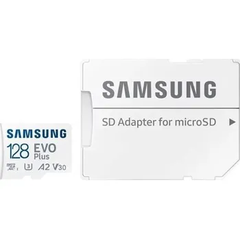 Paměťová karta Micro SDXC Samsung EVO Plus -&nbsp;128GB,&nbsp;SD adaptér