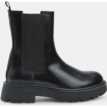 Dámské kozačky Baťa dámské kotníkové boty chelsea na robustní podešvi černé, vel. 36