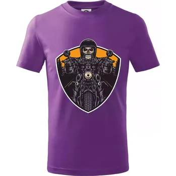 Road runner lebka - Tričko dětské bavlněné - 98 cm / 2 roky ( Fialová )