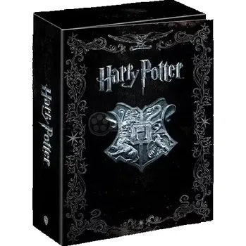 DVD film Harry Potter - limitovaná edice 7 dílů s průvodní knihou v dárkovém boxu - 16xDVD /bazarové zboží/