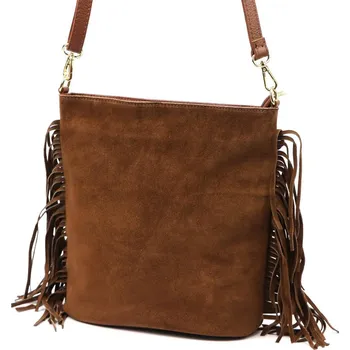 Kožená kabelka Luka hnědá KZ2259808