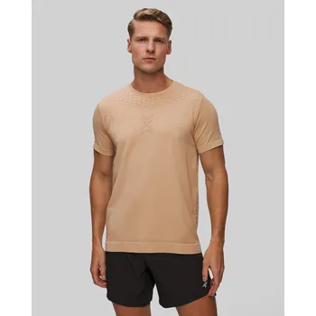 Pánské tričko Pánské Sportovní Tričko X-bionic X-ential Shirt V Béžové Barvě Xey2x7w24m-m100