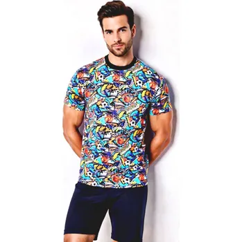 Pánské pyžamo Pánské Pyžamo Krátké FOLTÝN PK 487 Velikost: L