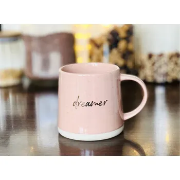 Velký keramický hrnek dreamer 0,5l růžový