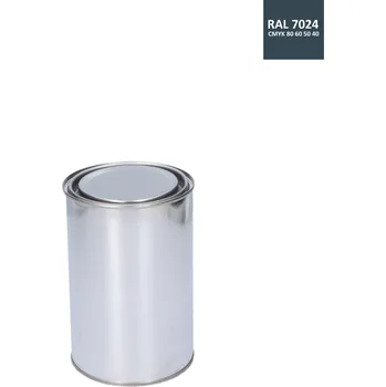 barva antikorozní polomatná na zinek RAL7024, grafitová šedá, 10 kg - grafitová šedá, balení 1 kg, 5 kg, 10 kg