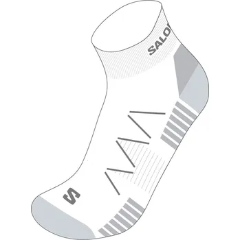 Pánské ponožky Ponožky Salomon White 1068865 XL 10.5-12