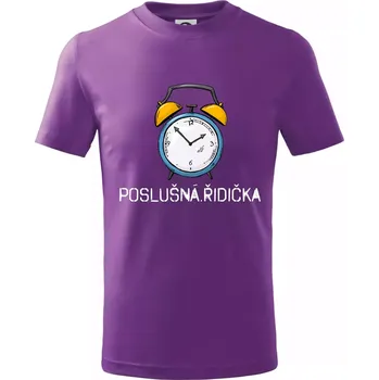 Chlapecké oblečení Poslušná řidička - Tričko dětské bavlněné - 146 cm/10 let ( Fialová )