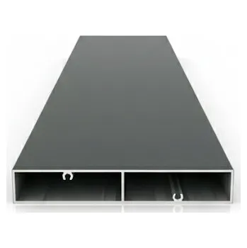 Plot Hliníkový profil plaňka 120 RAL 7016 antracit /rozměr 120x20x1,2 mm/délka 4m Cena za kus