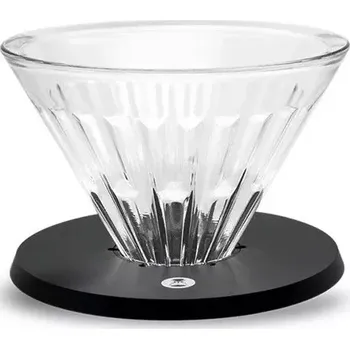 Kávovar Timemore Crystal Eye skleněný dripper 01 černý