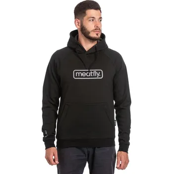 Pánská mikina Meatfly Gravel černá XL