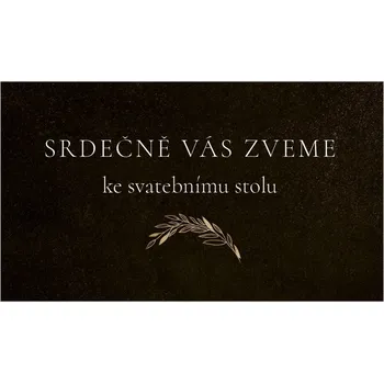 Svatební dekorace Pozvánka ke stolu 351