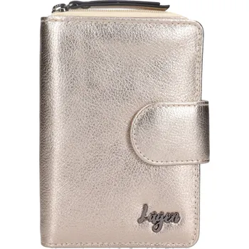 Lagen střední kožená peněženka zlatá LG038M BRONZE
