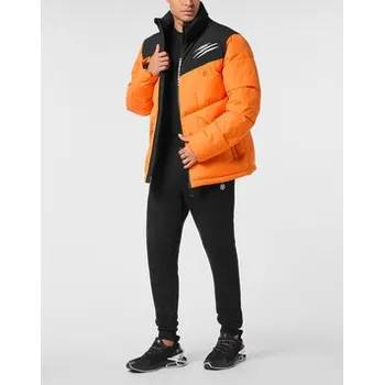 Pánská větrovka Plein Sport Vatovaná bunda 29540 Oranžová Regular Fit L