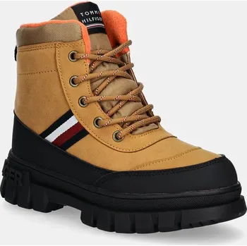 Dívčí zimní obuv Dětské zimní boty Tommy Hilfiger T3X5.33713.35.41 hnědá 82X, EUR 36