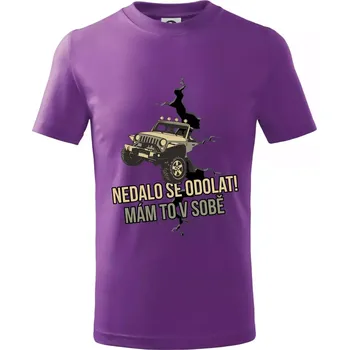 Nedalo se odolat, mám to v sobě offroad - Tričko dětské bavlněné - 158 cm/12 let ( Fialová )