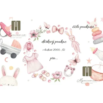 Kosmetická sada Dárková poukázka pro miminko v hodnotě 2000Kč