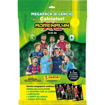 Sběratelská karetní hra Panini SERIE A 2025 / 2026 - ADRENALYN karty - starter set