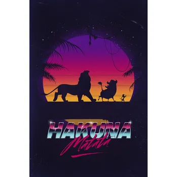 Plakát Plakát, Obraz - Retro Matata