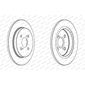 Brzdový kotouč Brzdový kotouč FERODO DDF1781C