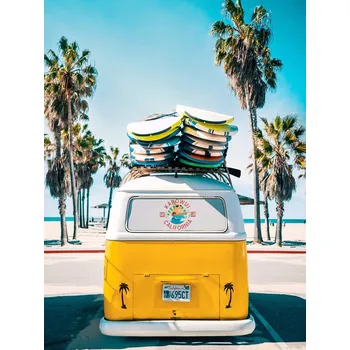 Plakát Plakát, Obraz - Van Life in Yellow