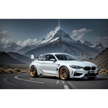 Plakát Plakát, Obraz - White car