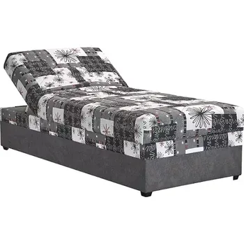 Postel Blanář Evelína s roštem a matrací Alena 200 x 90 cm tmavě hnědá