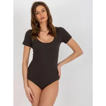 Body Khaki bavlněné body basic s pruhy