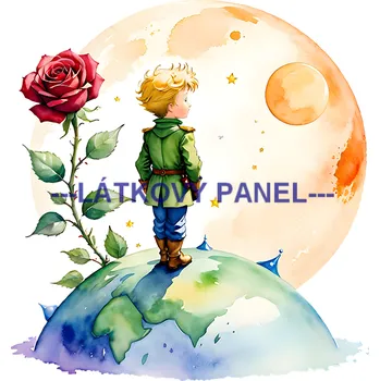 Látkový panel - Dětský - DE-189 Velikost: 35x35cm, Materiál: Teplákovina nepočesaná