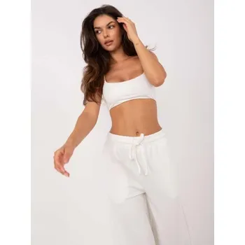 Ecru tepláky s viskózou