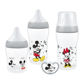 Kojenecká láhev NUK Perfect Match 150 ml šedá