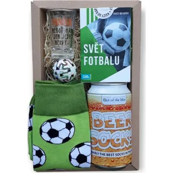Dárkový potravinový koš Dárkáč Fotbalový