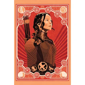 Plakát Plakát, Obraz - The Girl on Fire