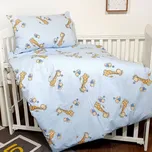 Dětské povlečení - Žirafa modrá Zapínání: knoflík, Rozměr: 90x135 + 45x65