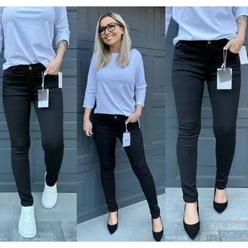 Dámské džíny Skinny džíny M.Sara BLACKYS Velikost: XXL, Barva: Černá