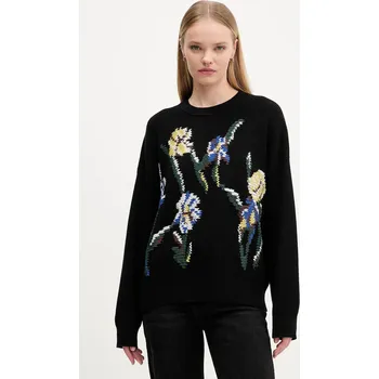 Dámský svetr Bavlněný svetr Desigual COOPER 25WWJF36 černá 99X, vel. S