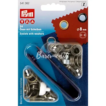 Průchodky Staromosaz Prym 8mm (E) (Průchodky, Šicí potřeby od Prym)