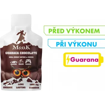 Čokoláda Monk Guaraca Chocolate BIO energetický gel 30 g