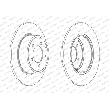 Auto-moto Brzdový kotouč FERODO DDF1763C