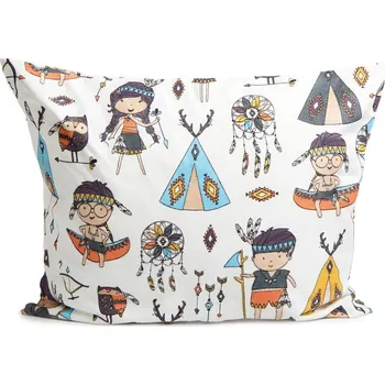 Polštář Polštářek plněný BIO pohankovými slupkami - Indiáni a lapače snů - rozměr 35 cm x 28 cm