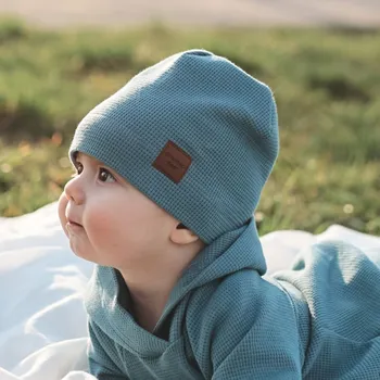 Kojenecká čepice Čepice vaflová / modrá Velikost: 49