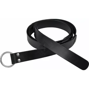 Karnevalový kostým Mythrojan Středověký provlékací opasek s O-kroužkem, černý - Outlet