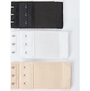 Podprsenka 3Pagen 6 prodlužovacích nástavců podprsenek bílá, černá, tělová