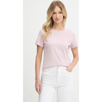Dámské tričko Bavlněné tričko BOSS Orange C_Esogo_HW 50554015 růžová 03E, vel. L