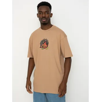 Pánské oblečení Santa Cruz Delfino Devil Mask Front (taupe) M, hnědá