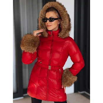 Dámská bunda Dstreet Dámská bunda DSTREET TY5321 ČERVENÁ XL