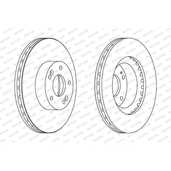 Auto-moto Brzdový kotouč FERODO DDF1630C